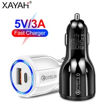 Car Charger 3A Fast Charging Plug 36W QC3.0 Dual Fast Charge Car Charger With PD Car Cigarette Lighter To USB Adapter For Xiaomi