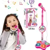 Kids Microphone with Stand Karaoke Song Music Instrument Toys Brain-Training Educational Toy Birthday Gift for Girl Boy 2