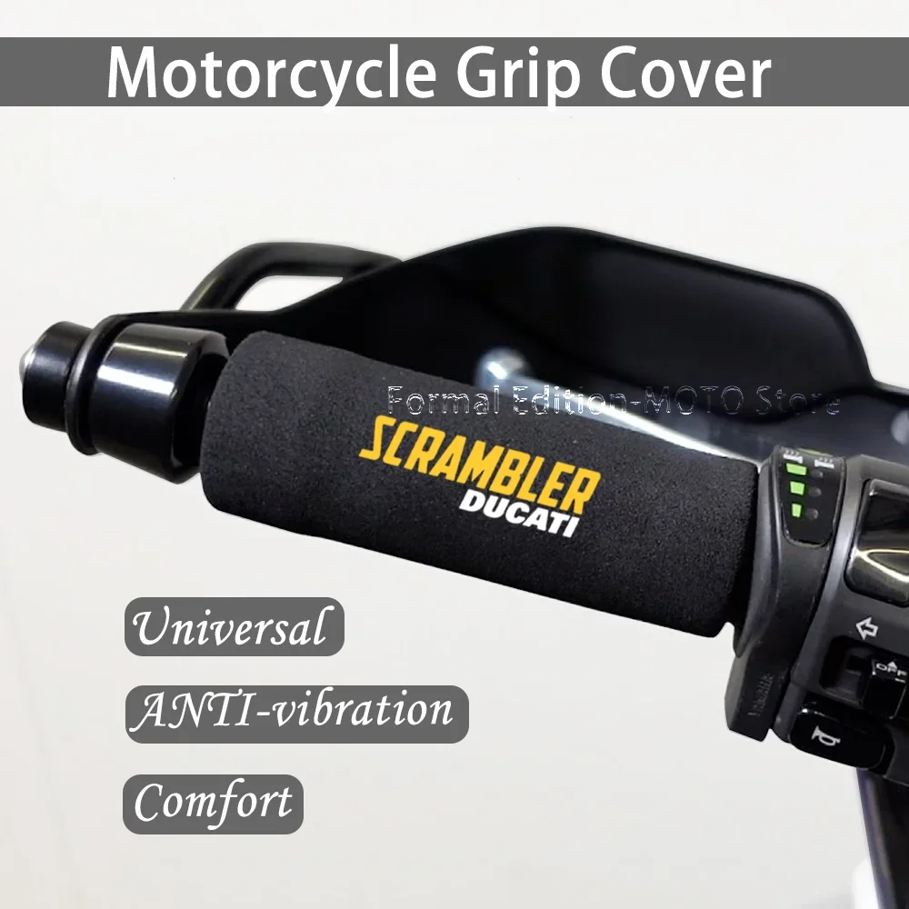 

for DUCATI Scrambler1100 scrambler400 scrambler 800 Motorcycle Sponge Grip Shockproof Non-slip Handlebar Grip Sponge Cover