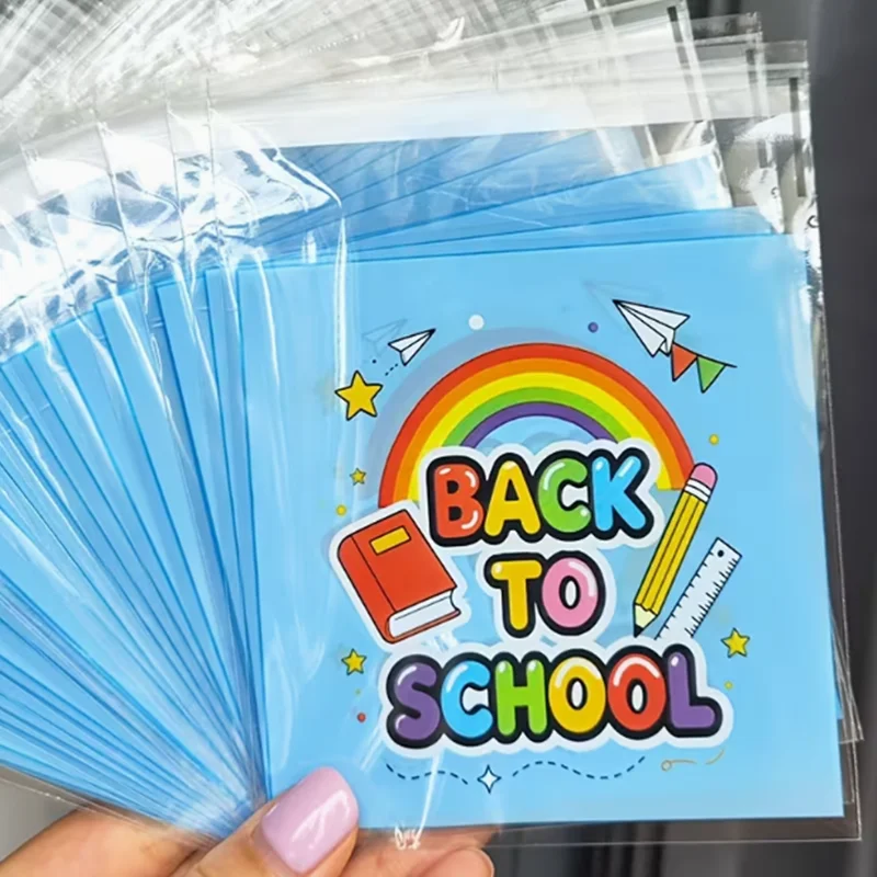 100PCS Back-to-school Season Party Gift Packaging Bag, Celebration Event