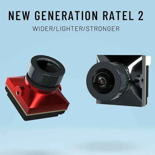 Caddx Ratel 2 V2 FPV Camera Ratel2 2.1mm Lens 16:9/4:3 NTSC/PAL Switchable With Replacement Lens Micro FPV Camera Drone 3