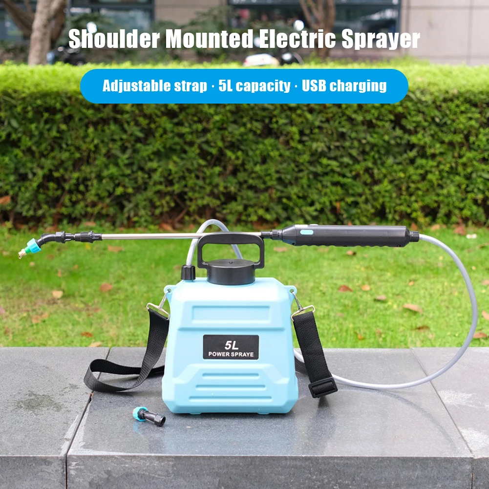1.35 Gallon Electric Battery Powered Garden Sprayer