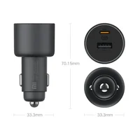 Xiaomi Mi Car Charger 100W MAX 1A1C Fast Charging Dual-port USB-A USB-C Smart Device Fully Compatible With Light Effect Display - Image 6