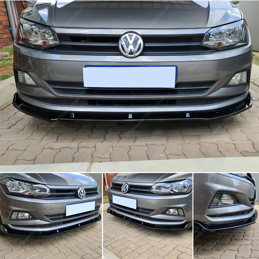 

Передний бампер для VW Polo MK6 AW, спойлер для губ, сплиттер, крышка диффузора, защитная крышка Polo 8 мпай Tsi 2017-2021, комплекты предварительного фасования для тюнинга
