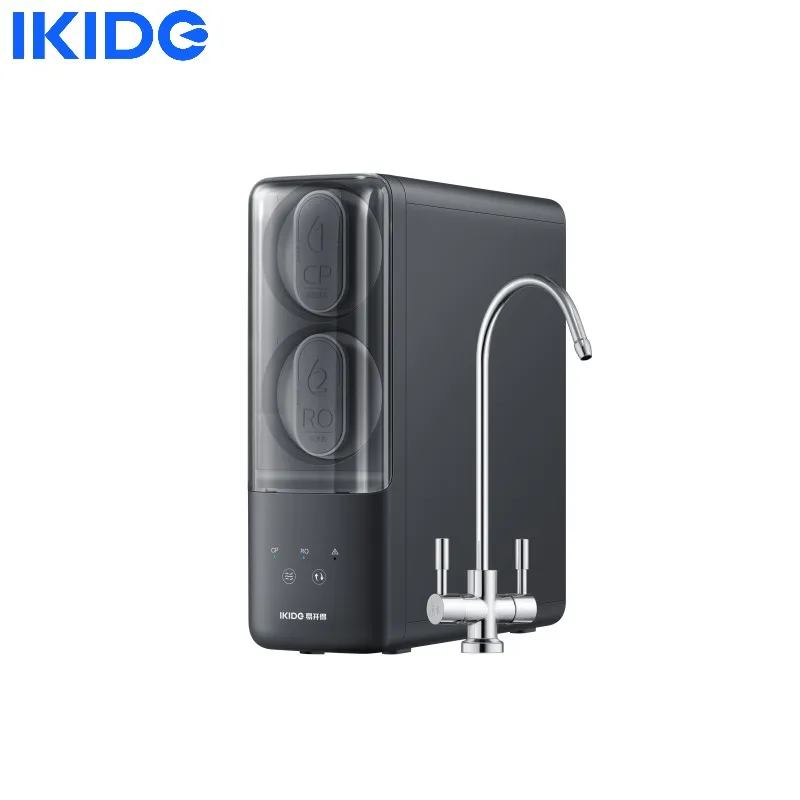 IKIDE High Popular Products Kitchen Home Appliance 400G Black Multifunctional Water Purifier Filter