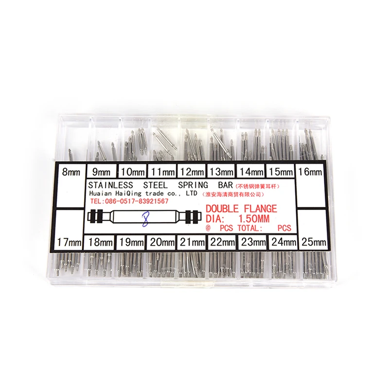 

8-25mm Watch Band Spring Bars Strap Link Pins Repair Watch Link Pins Tool