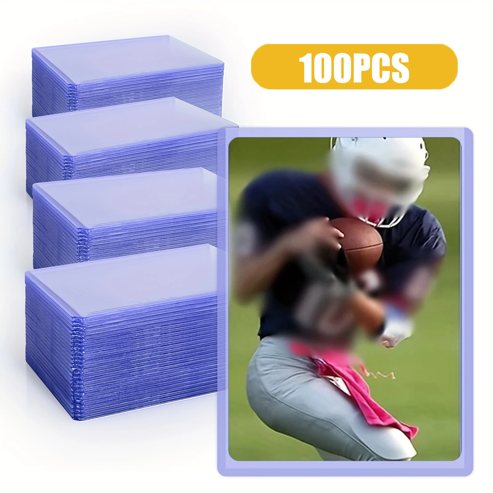 25/50/100 count card sleeve for cards 3"x4" Baseball card sleeve Hard plastic protector for game trading cards sports