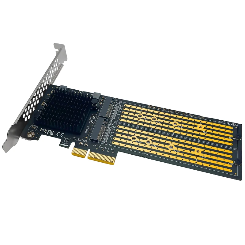 Adaptateur PCI-E Vers M2 Nvme Carte De Convertisseur De Fente PCI-E