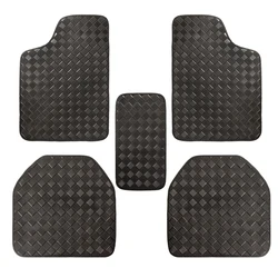 Premium Universal Waterproof Non - Slip Car Floor Mat Set - 5 Piece All - Weather Auto Interior Protection (5pcs)