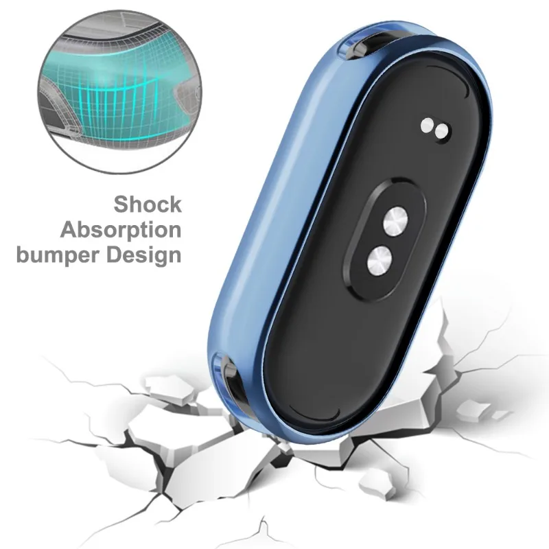 Soft Protective Smartwatch Cover with Full Screen Protector and Plated Bumper Finish