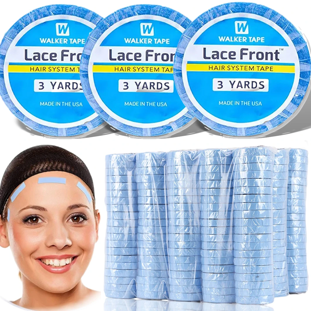 

30pcs/Lot Wholesale Lace Front Support Tape Strong Hold Wig Adhesive Tape Waterproof Double Sided Hair Extension Tape For Toupee