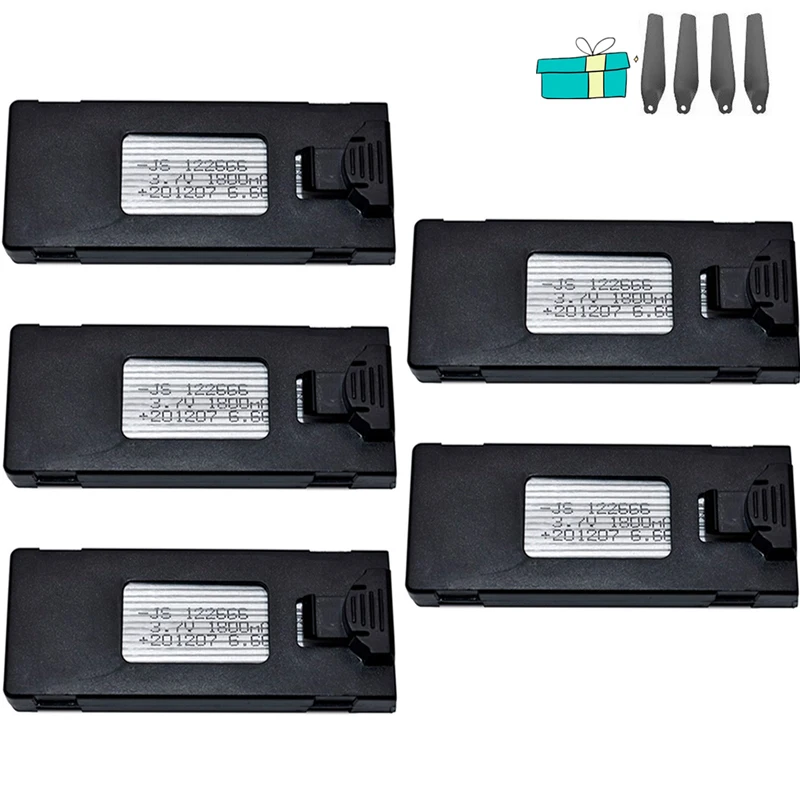 ตัวเลือกสินค้า แบตเตอรี่โดรน 3.7V 1800mAh สำหรับ E88 E88EVO E525 E525PRO E99 E99S E100 Li-Po
