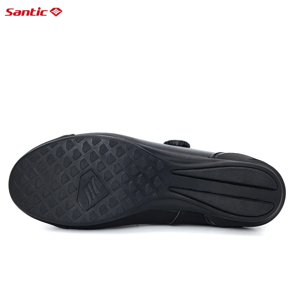 Santic Cycling Shoes Non-lock Men's Non-lock Breathable Hook & Loop Mountain Bike Flats WS23042 cycling shoes