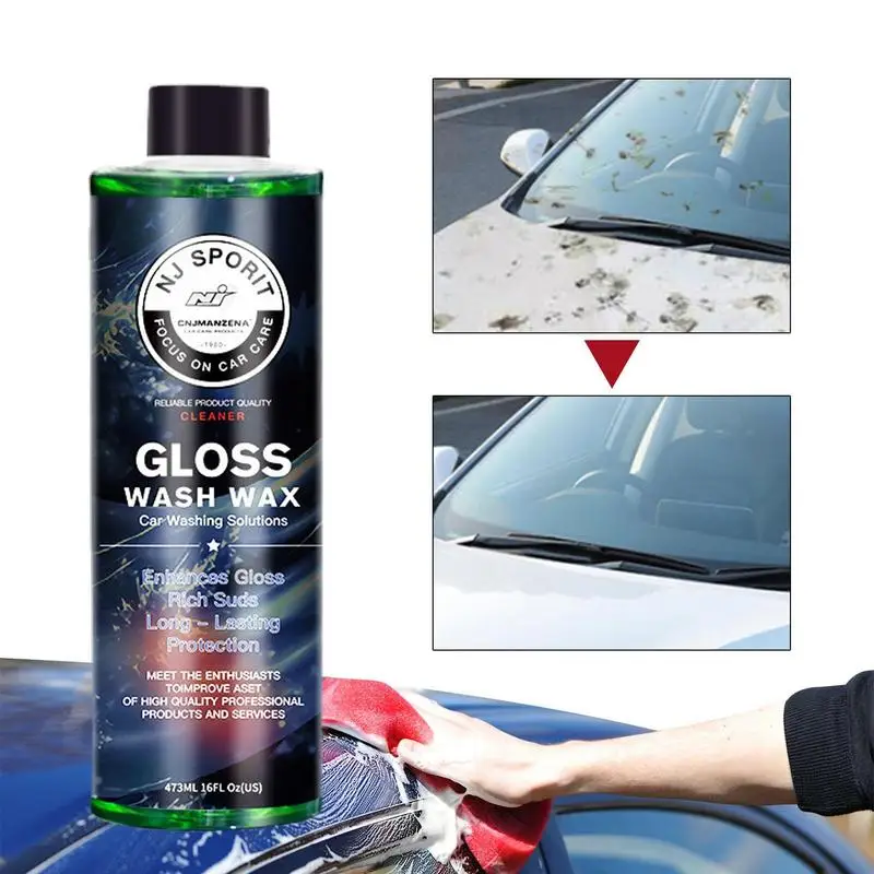 

Car Washing Shampoo Automobile Wash Foaming Liquid Wax Universal Automotive Quick Gloss & Shine Washing Concentrated Shampoo
