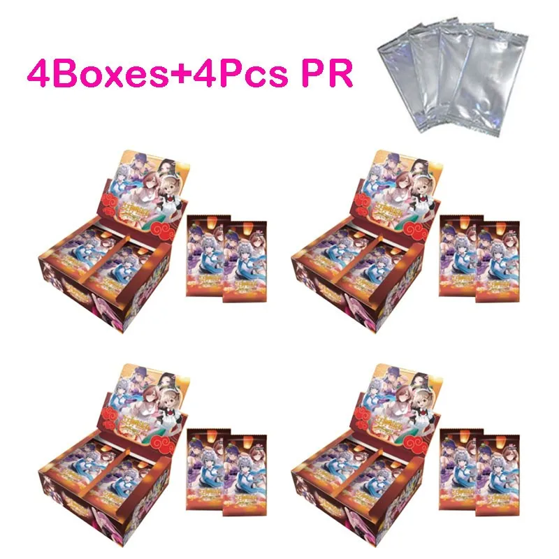 

4Box+4PR Wholesale Price New Goddess Story Collection Card 1m08 Girl Party Swimsuit Bikini Booster Box Doujin Toys Hobbies Gift