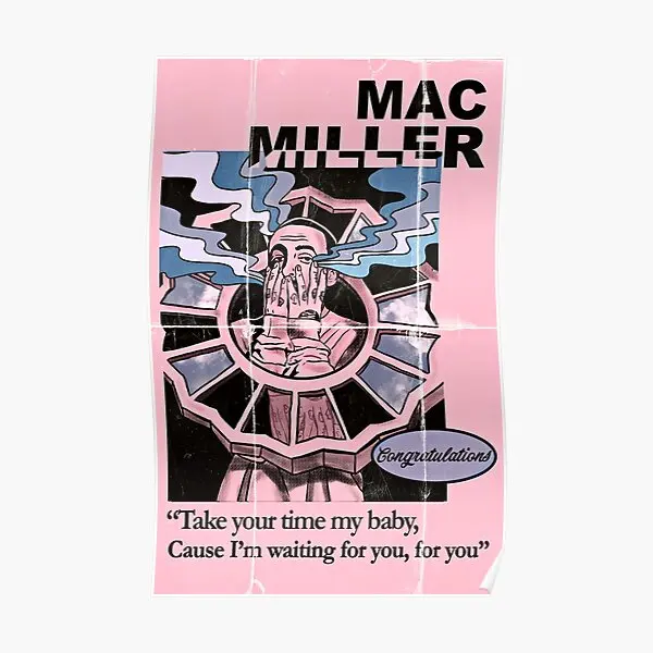 Congratulazioni Mac Swimming Album Cover Poster Room Art Modern Murale Vintage Picture Decorazione Divertente Pittura Decor No Frame