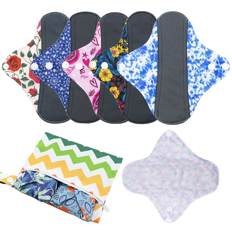 SSizeMeshBreathableSanitaryPadWashableReusableSanitaryNapkinMaternityandElderly