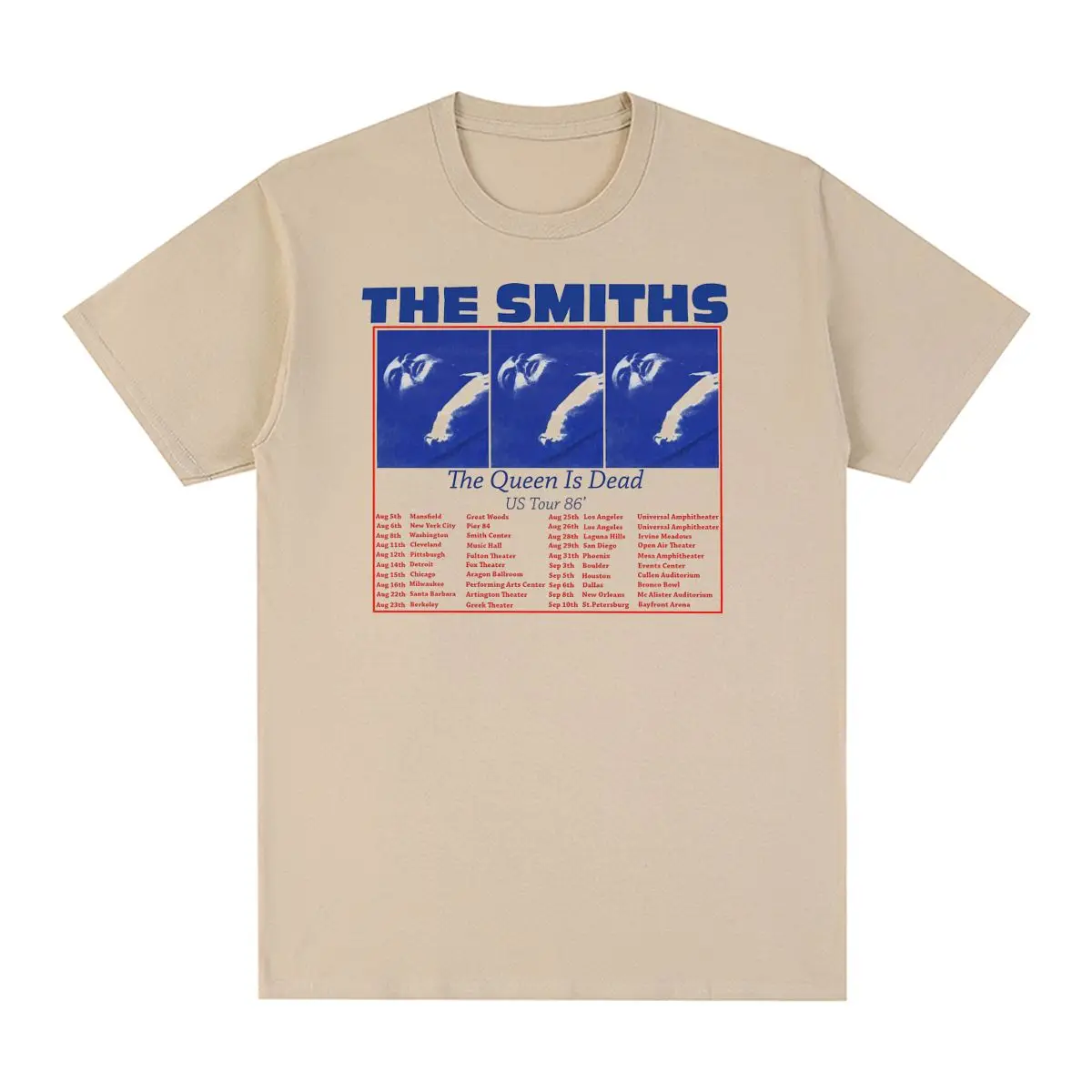 

The Smiths Vintage T-shirt The Queen Is Dead Cotton 1980's Indie Morrissey Homme Men Rock Band T shirt New Tee Tshirt Women Tops