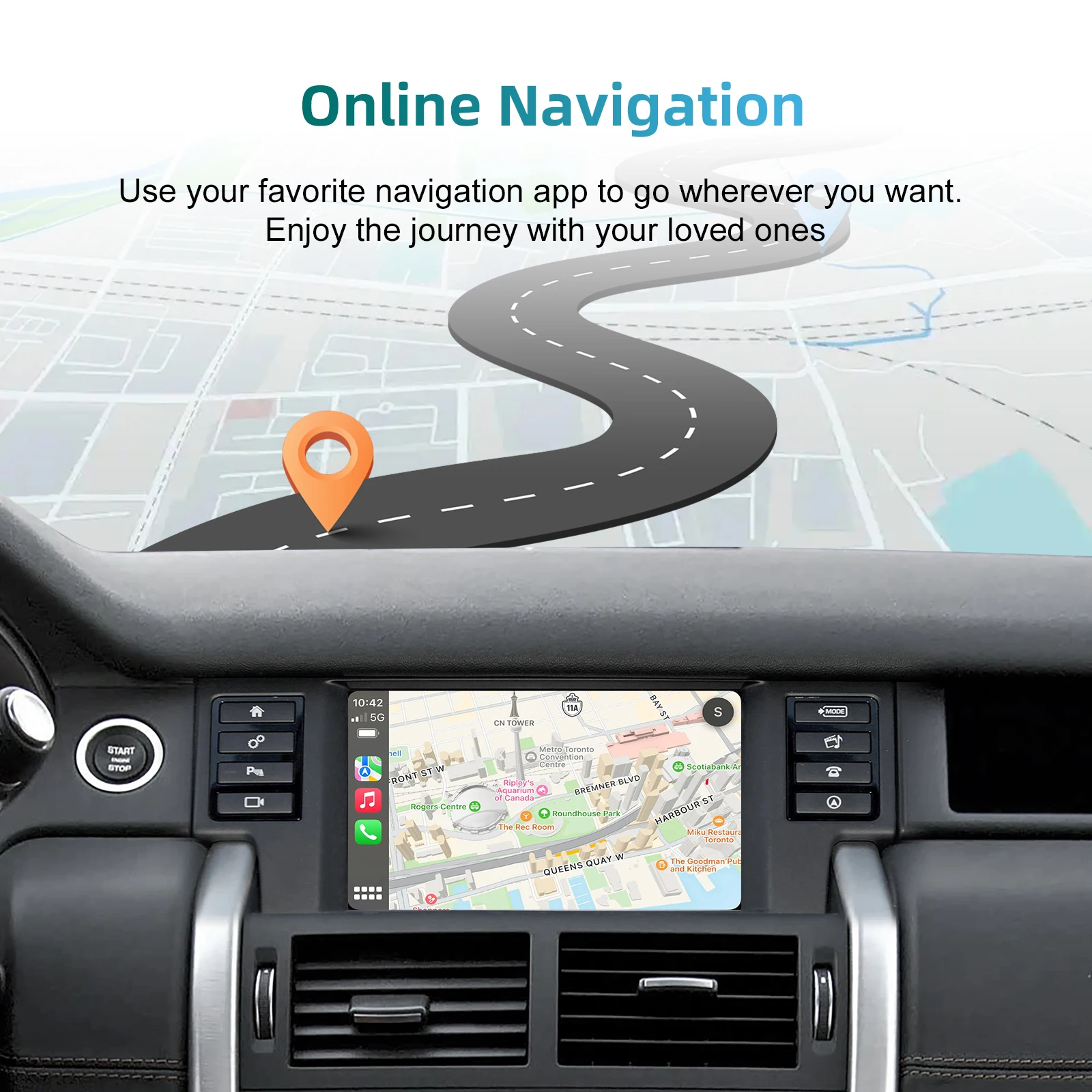 Jaguar CarPlay Retrofit Harman Head Unit