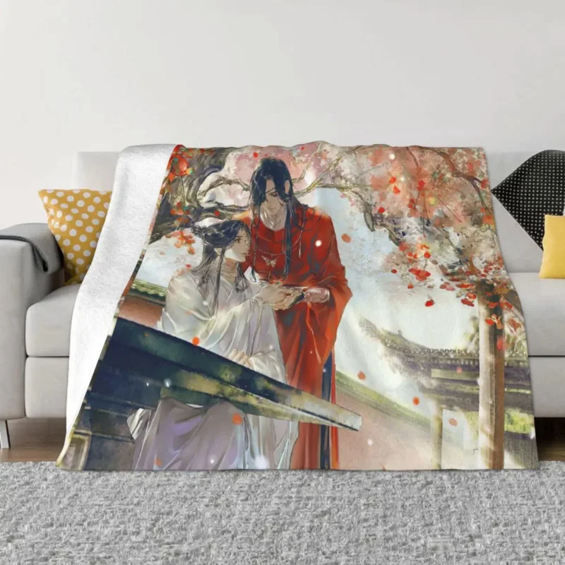 

Tian Guan Ci Fu Anime Yaoi Lgbt Heaven Official's Blessing Plush Novelty Warm Throw Blankets for Bedding Lounge Summer
