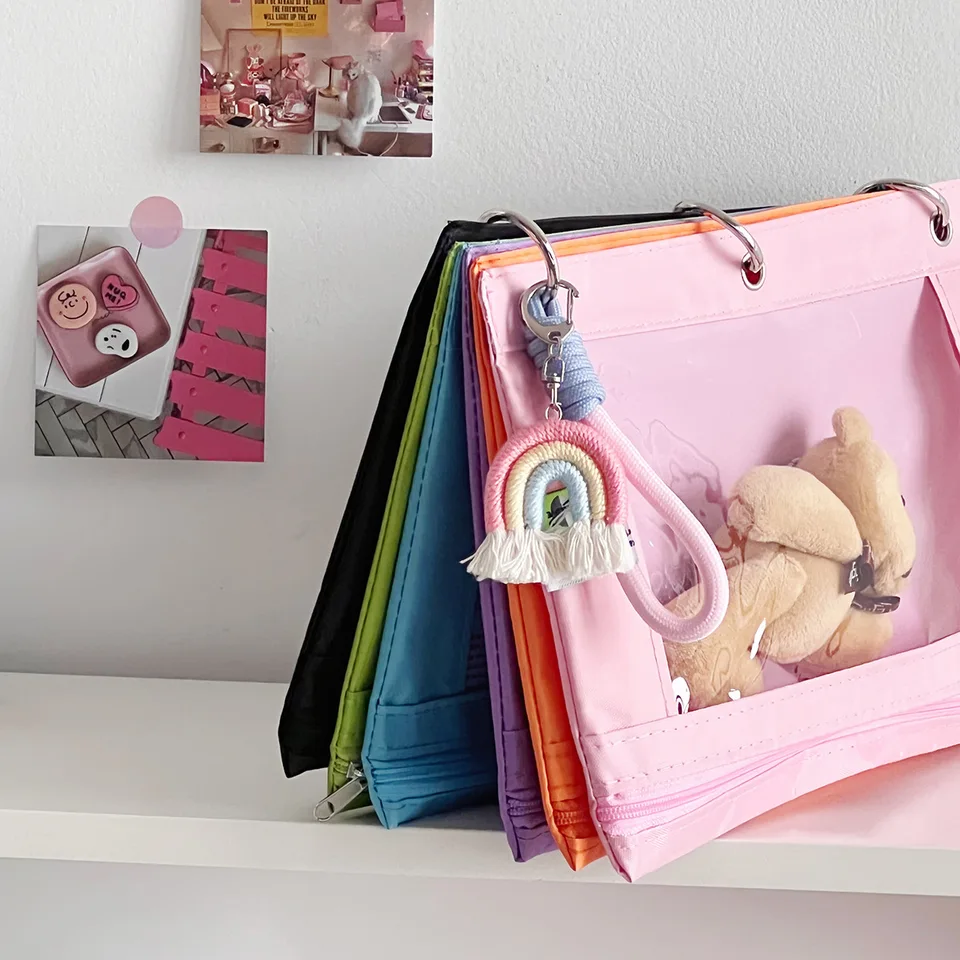 Astuccio impermeabile per matite e matite a grande capacità, trasparente e leggero, portatile, con cerniera, per cosmetici, matite e studenti scolastici, Nero , Zaino Scuola
