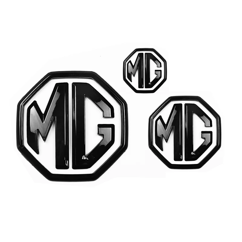 

For MG HS ZS 6/5 Car Styling Plastic Car Stickers Car Rear Emblem Front Grille Badge High-end Decals Auto Exterior Decoration