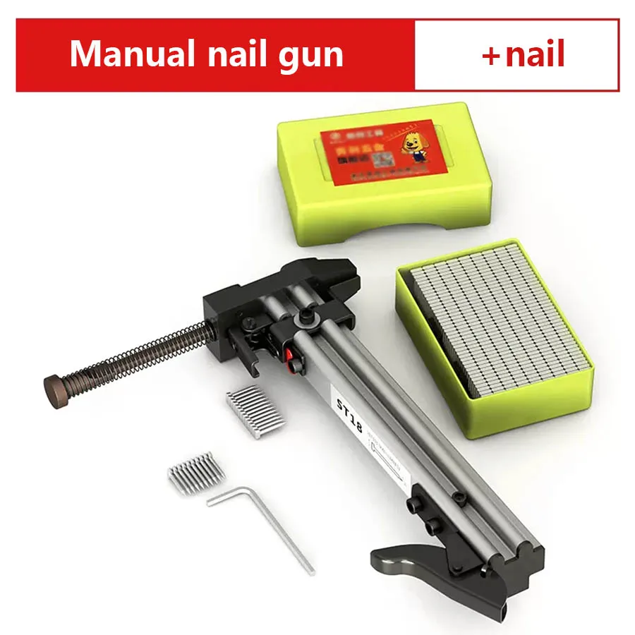 Vintage Manual Nail Gun Spotnailer Spotnails Nails Stapler Flooring  Carpeting | eBay