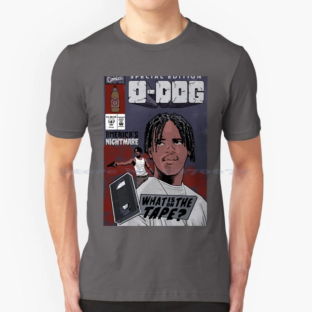 O-Dog-Issue 187 T Shirt 100% Cotone Tee Hip Hop Compton Pericolo Per La Società Comic Boyz N The Hood Eazy E Gangsta Rbrow 90S Movie