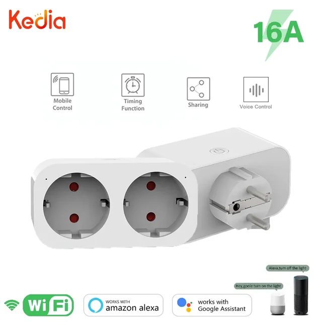 Indoor Smart Plug Heavy Duty Smart Plug WiFi Socket Works With Google Home  Wi-Fi Outlets For Smart Home Smart Outlet For Home - AliExpress