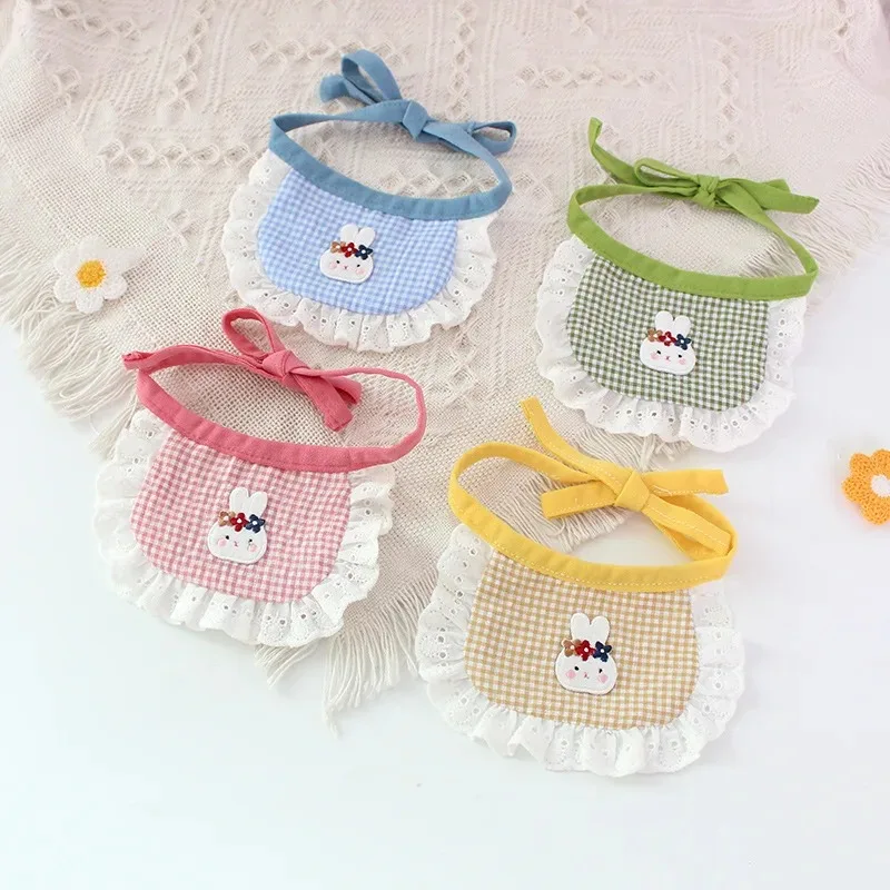 

Small Dog Yorkshire Poodle Chihuahua Smiling Face Bib Pet Sweet Rabbit Saliva Towel Cat Fashion Desinger Bib Puppy Accessories