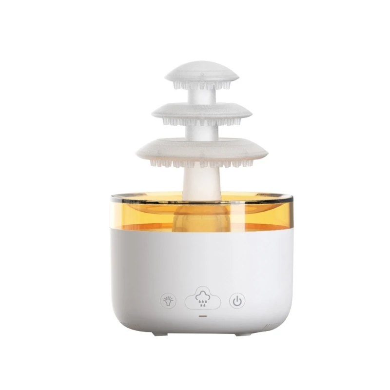 

Household Desktop Heavy Fog Spray Cloud Rain Air Humidifier Essential Oil Home Bedroom Diffuser Purifier Cool Mist Maker