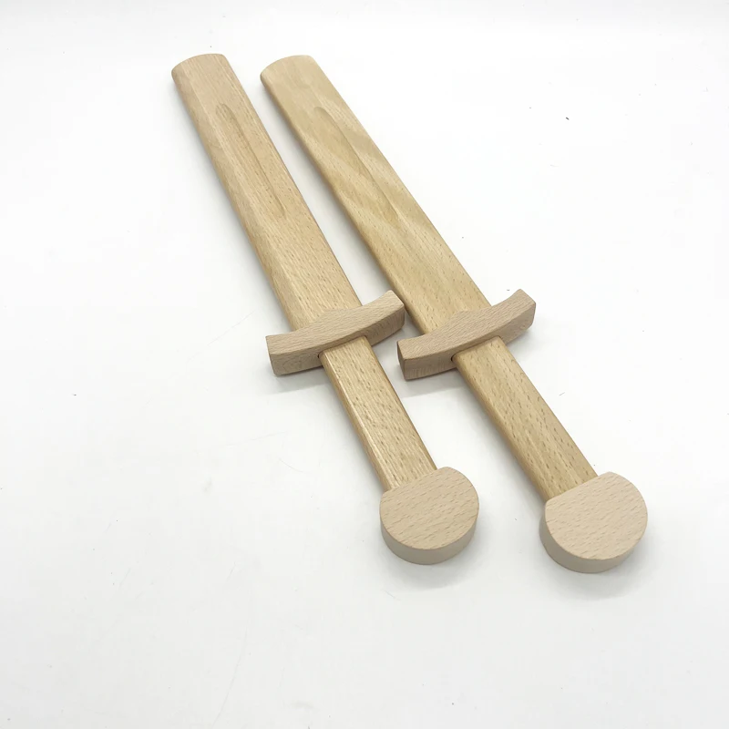 4Pcs Wooden Sword Toy Boy Children Samurai Props Outdoor Sword Performing Cosplay Katana Unique Toys Gifts For Kids