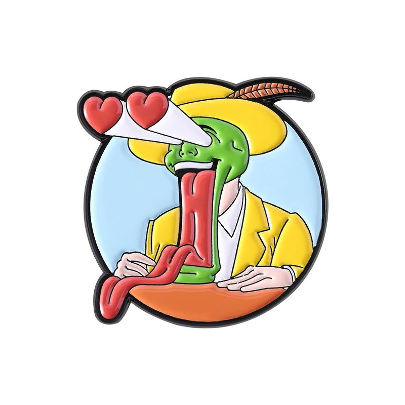 دبابيس/زينة مطاطية مستوحاة من فيلم القناع (The Mas...