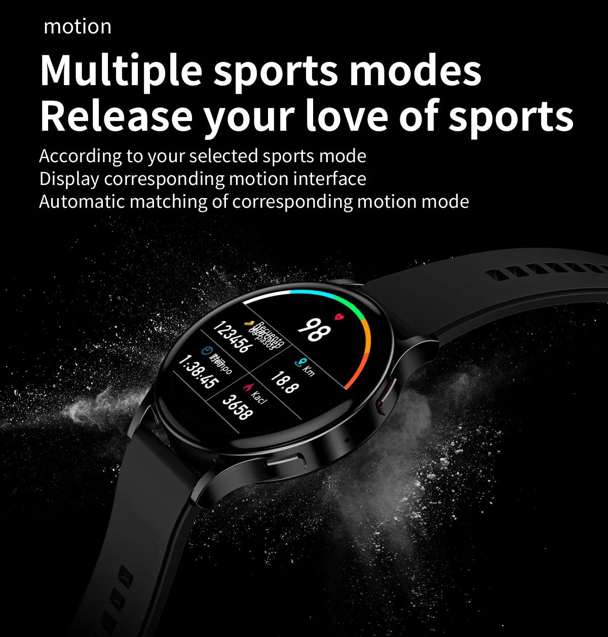 Montre connectée de sport et de fitness ultime avec appels Bluetooth et surveillance de la fréquence cardiaque