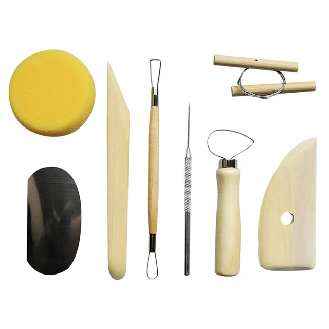 8 Pcs Ceramic Clay Tools Set, Clay Wax Pottery Tool Kit Ceramics Wax  Carving Sculpting Modeling Tools Ceramic & Pottery Tools - AliExpress