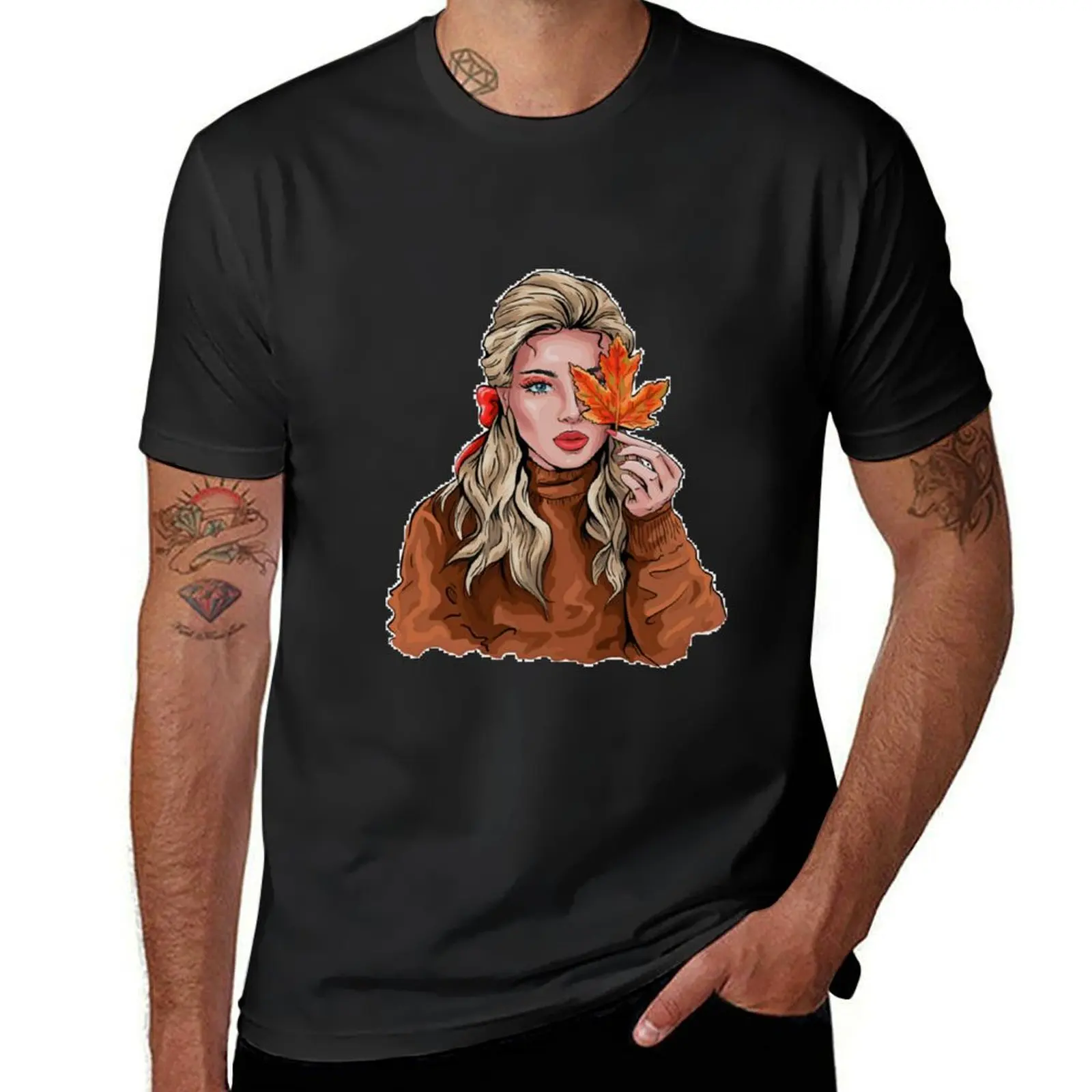 

Autamn T-shirt anime summer tops men clothes