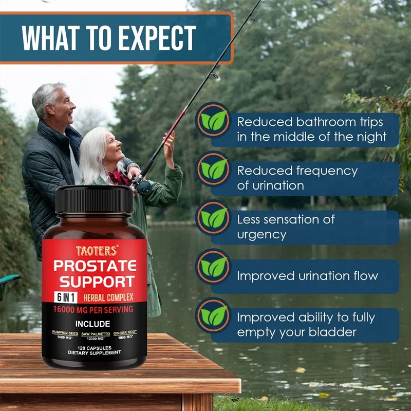 Prostate Support Hair Loss Vegetarian Prostate Health Urinary Health Frequent Urinary For Men and Women
