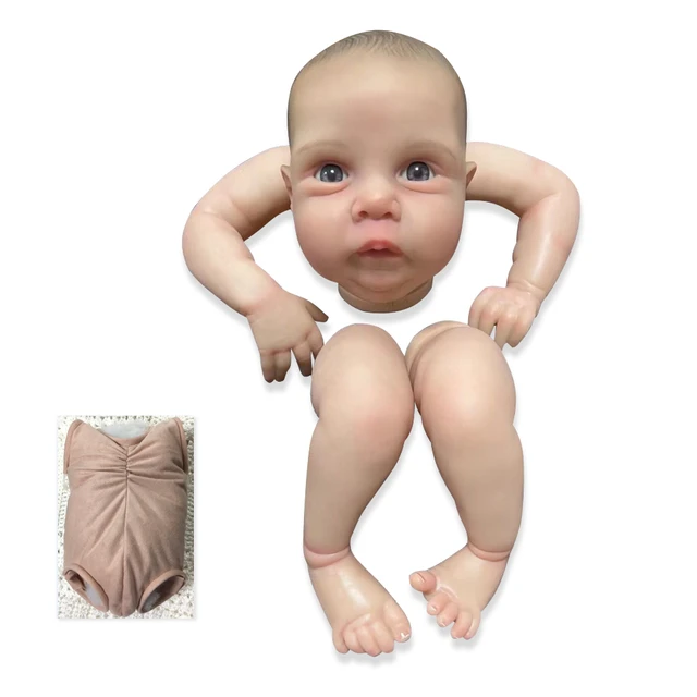 Muñeca bebé Reborn de 20 pulgadas, cuerpo completo de silicona realista,  tacto suave, recién nacido, con venas visibles, piel 3D realista -  AliExpress