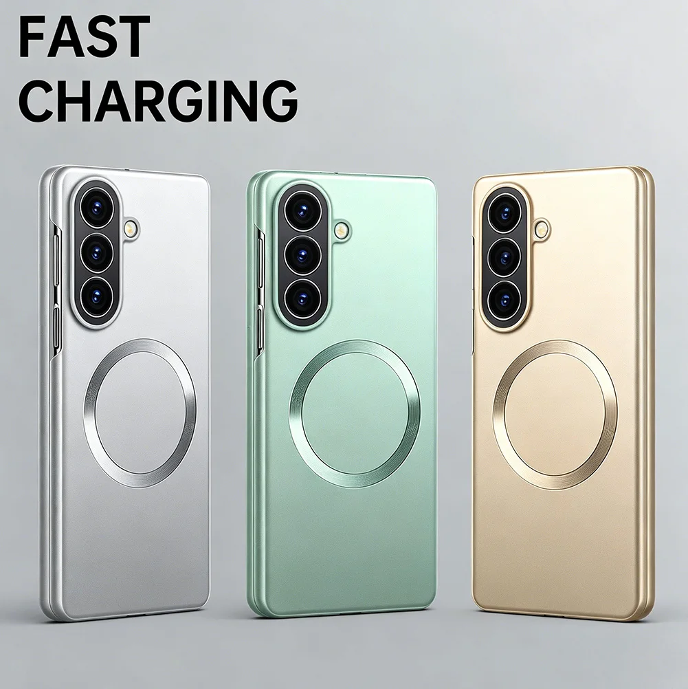 Magnetic Ring Phone Case For Samsung Galaxy Z Fold Ultra Thin Hard Cover_voghion.com