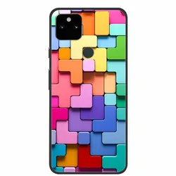Luxury Cartoon Silicone Soft TPU Phone Case Back Cover for Pixel 5XL (A1)