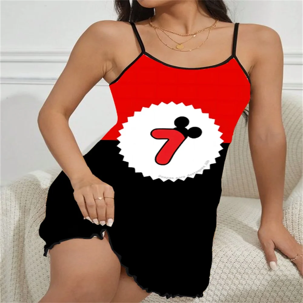 

Home Wear Dress Women Pajama Summer Woman 2024 Sexy Night Dress Women Free Shipping Woman Night Sexs Top Seller Ruffled Edge