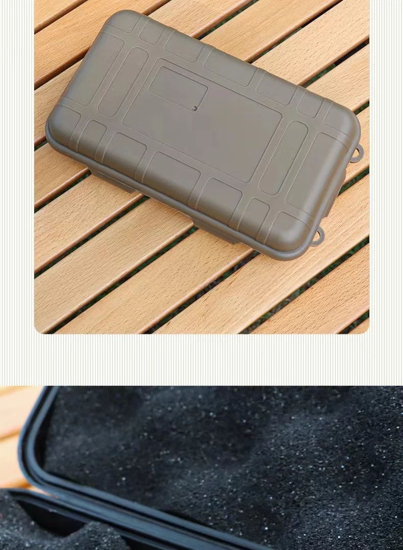 Extra große edc Tool Outdoor Survival Kit Box, stoß feste und wasserdichte Box, versiegelte Box, Outdoor Survival Aufbewahrung sbox – Detail 14