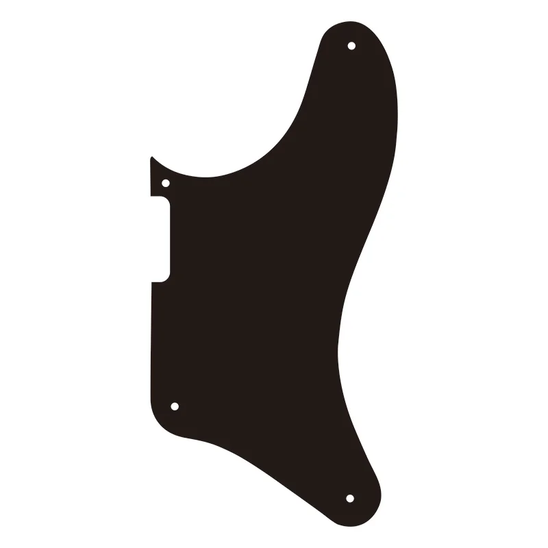 

Pleroo Customize Pickguard For Harley Benton FLT90 Cabronita Style Tele Guitar pickguard, 3Ply Matte black