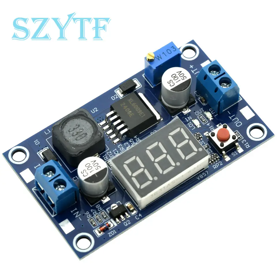 Upgraded XL6009 Boost Module 5-32V to 5-40V 4A with Digital Voltmeter & Calibration Function image 5
