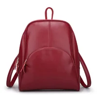 2024 New PU Backpack Trendy Casual Wild Backpack Female Models Bags School Backpack Korean Version of The Embroidered Backpack 2