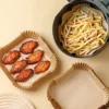 30/50/100Pcs Air Fryer Disposable Paper Non-Stick Airfryer Baking Papers Round Air-Fryer Paper Liners Paper Kitchen Accessories 4