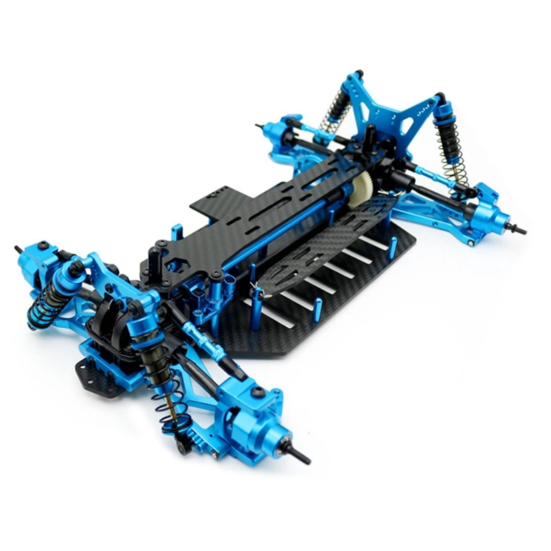

For 1/10 TT02B Rally KIT Frame Carbon Brazing Dimensional Chassis Aluminum Alloy Parts Frame DIY Upgrade Replacement Parts