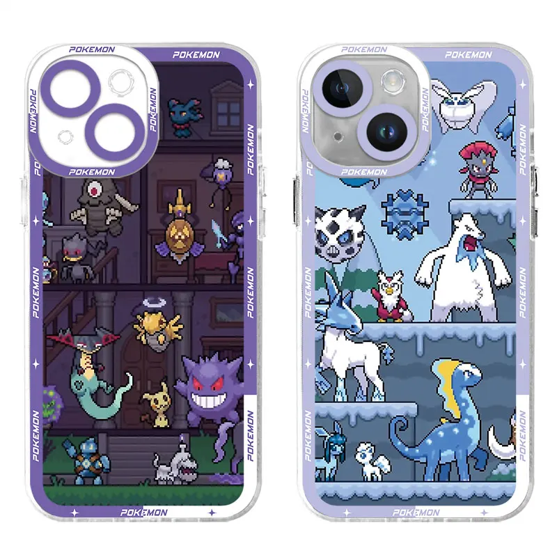 Pokemon Pixel Art Case For Apple iPhone 11 13 Pro Max 15 14