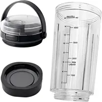 Tasse de mélangeur pour Ninja Blast série BC151BK /BC100, mélangeur Portable pour shakes et smoothies, couvercle étanche sans BPA et bec Sip 2