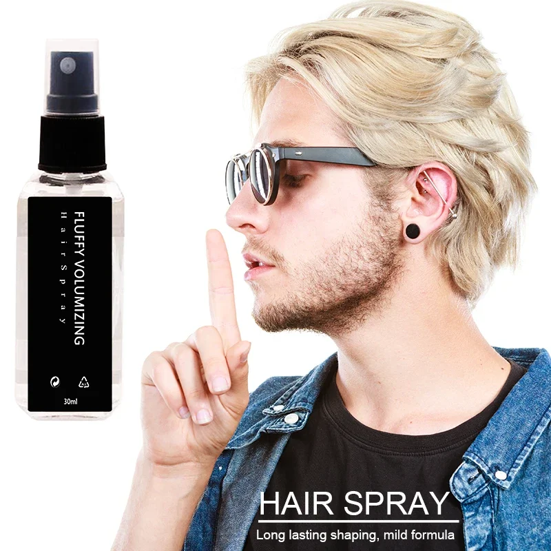 Fluffy Volumizing Hair Spray Extra-Volume Spray Hairspray Hair Styling Strong Styling Gel Hairs Fibers Sprays